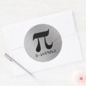 3.1459265 Pi wiskundig constante Ronde Sticker (Envelop)