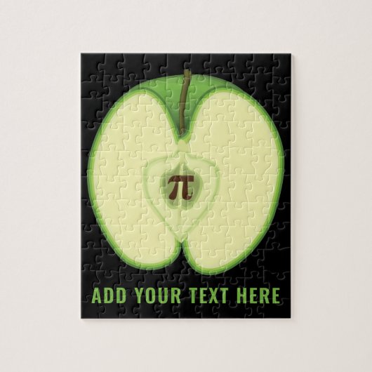 3.14 Apple Pie Pi Pun Funny Wiskunde Joke Legpuzzel (Verticaal)