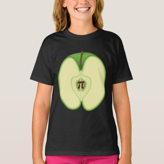 3.14 Apple Pie Pi Pun Funny Wiskunde Joke T-Shirt (Voorkant)