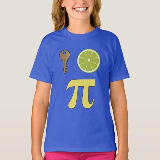 3.14 Belangrijke Limoen Pie Pi Pun Funny Wiskunde  T-shirt (Voorkant)