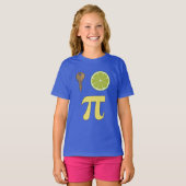 3.14 Belangrijke Limoen Pie Pi Pun Funny Wiskunde  T-shirt (Voorkant volledig)