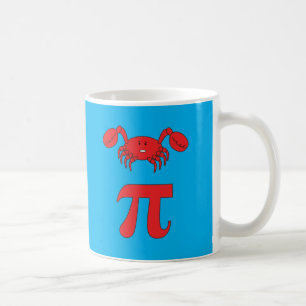 3.14 Crab Pie Pi Pun Funny Wiskunde Joke Koffiemok