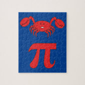 3.14 Crab Pie Pi Pun Funny Wiskunde Joke Legpuzzel (Verticaal)