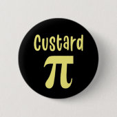 3.14 Custard Pie Pi Pun Funny Wiskunde Joke Ronde Button 5,7 Cm (Voorkant)