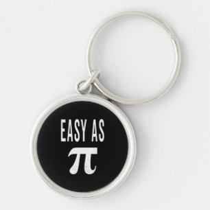 3.14 Getroubleerd zo makkelijk als taart Pi woords Sleutelhanger