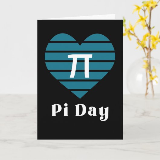 3.14 Hart Happy PCI-dag Kaart (Gele Bloem)