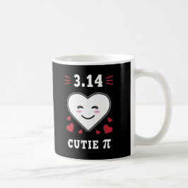 3.14 Heart Cutie Pi Funny Wiskunde Joke Koffiemok