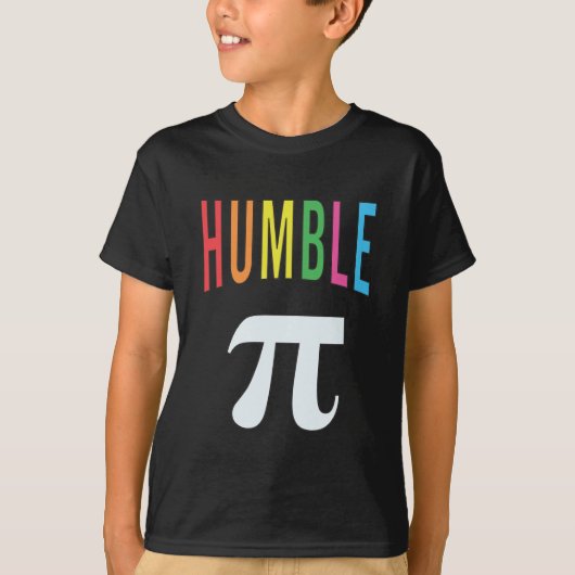 3.14 Humble Pie Pi Pun Funny Wiskunde Grap T-Shirt (Voorkant)