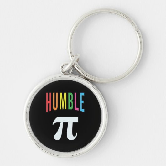 3.14 Humble Pie Pi Pun Funny Wiskunde Joke Sleutelhanger (Voorkant)