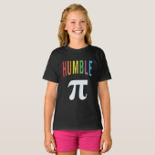3.14 Humble Pie Pi Pun Funny Wiskunde Joke T-Shirt (Voorkant volledig)