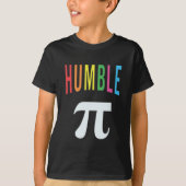 3.14 Humble Pie Pi Pun Funny Wiskunde Joke T-Shirt (Voorkant)