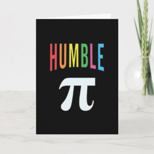 3.14 Humble Pie Pi Pun Grappige Wiskunde Grap Kaart