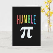 3.14 Humble Pie Pi Pun Grappige Wiskunde Grap Kaart (Gele Bloem)