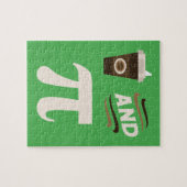 3.14 Koffie en Pie Pi Pun Funny Wiskunde Joke Legpuzzel (Horizontaal)