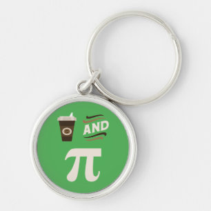 3.14 Koffie en Pie Pi Pun Funny Wiskunde Joke Sleutelhanger