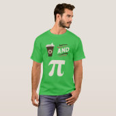 3.14 Koffie en Pie Pi Pun Funny Wiskunde Joke T-shirt (Voorkant volledig)