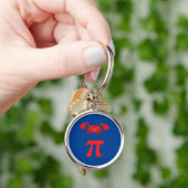 3.14 Krab Taart Pi Pun Funny Wiskunde Grap Sleutelhanger (Hand)