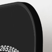 3.14 National Pi Day Design - Pi Day Gift Idea Pickleball Paddle (Links Detail)