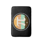 3.14 Nationale Pi Dag Design - Pi Dag Cadeau Idee Badmat (Voorkant Verticaal)