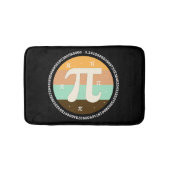 3.14 Nationale Pi Dag Design - Pi Dag Cadeau Idee Badmat (Voorkant)