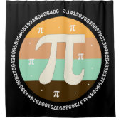 3.14 Nationale Pi Dag Design - Pi Dag Cadeau Idee Douchegordijn (Voorkant)