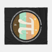 3.14 Nationale Pi Dag Design - Pi Dag Cadeau Idee Fleece Deken (Voorkant (Horizontaal))