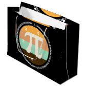 3.14 Nationale Pi Dag Design - Pi Dag Cadeau Idee Groot Cadeauzakje (Voorkant Gekanteld)