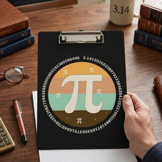 3.14 Nationale Pi Dag Design - Pi Dag Cadeau Idee Klembord