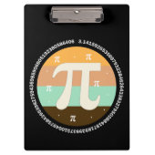 3.14 Nationale Pi Dag Design - Pi Dag Cadeau Idee Klembord (Voorkant)
