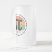 3.14 Nationale Pi Dag Design - Pi Dag Cadeau Idee Matglas Bierpul (Voorkant links)