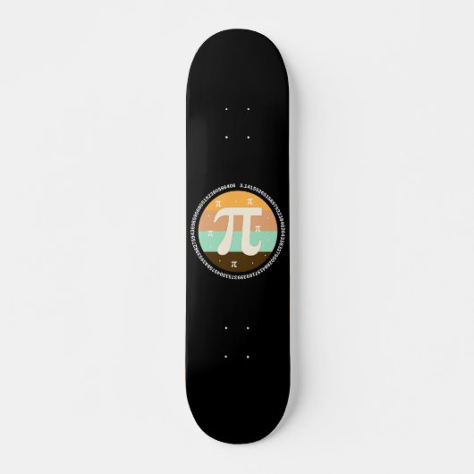 3.14 Nationale Pi Dag Design - Pi Dag Cadeau Idee Persoonlijk Skateboard (Voorkant)
