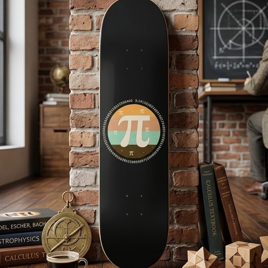 3.14 Nationale Pi Dag Design - Pi Dag Cadeau Idee Persoonlijk Skateboard