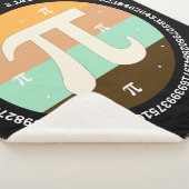 3.14 Nationale Pi Dag Design - Pi Dag Cadeau Idee Sherpa Deken (3/4)