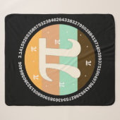 3.14 Nationale Pi Dag Design - Pi Dag Cadeau Idee Sherpa Deken (Voorkant (horizontaal))