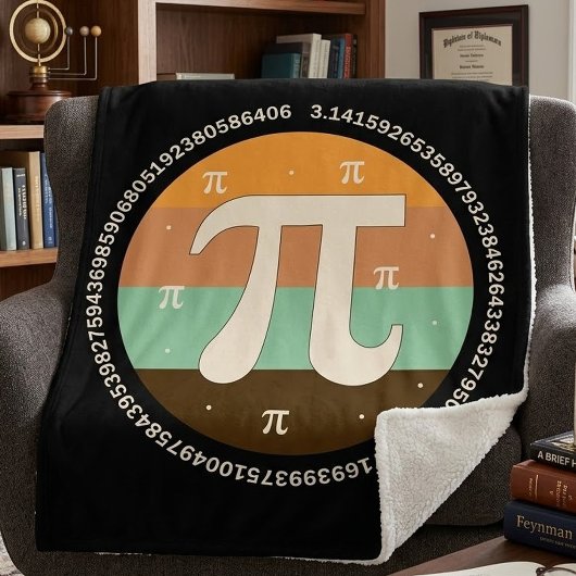 3.14 Nationale Pi Dag Design - Pi Dag Cadeau Idee Sherpa Deken