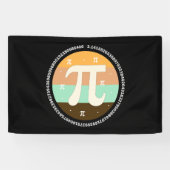 3.14 Nationale Pi Dag Design - Pi Dag Cadeau Idee Spandoek (Horizontaal)
