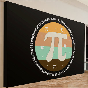 3.14 Nationale Pi Dag Design - Pi Dag Cadeau Idee Spandoek