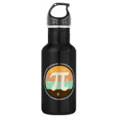 3.14 Nationale Pi Dag Design - Pi Dag Cadeau Idee Waterfles (Voorkant)
