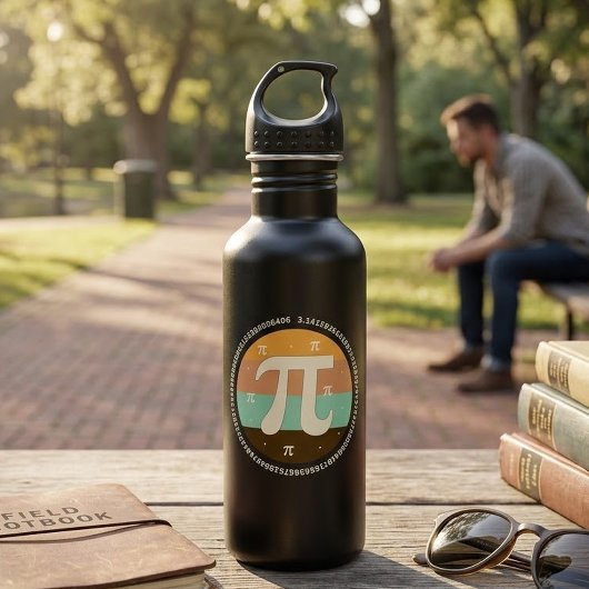 3.14 Nationale Pi Dag Design - Pi Dag Cadeau Idee Waterfles