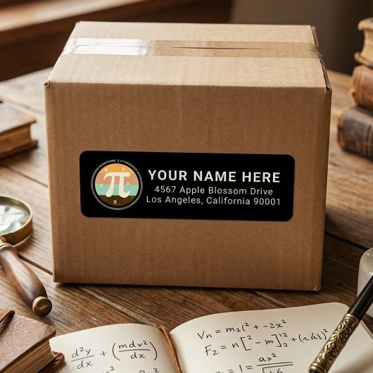 3.14 Nationale Pi-dag ontwerp - Pi-dag cadeau Etiket