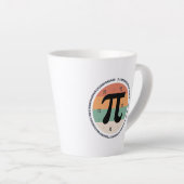 3.14 Nationale Pi Dag Ontwerp - Pi Dag Cadeau Idee Latte Mok (Rechterhoek)