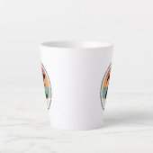 3.14 Nationale Pi Dag Ontwerp - Pi Dag Cadeau Idee Latte Mok (Voorkant)