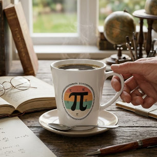 3.14 Nationale Pi Dag Ontwerp - Pi Dag Cadeau Idee Latte Mok