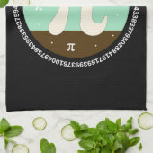 3.14 Nationale Pi Dag Ontwerp - Pi Dag Cadeau Idee Theedoek (Gevouwen)