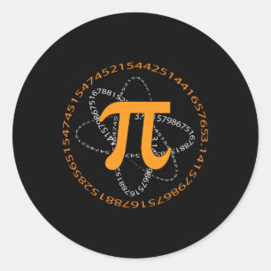 3.14 Ontwerp van de Wiskunde voor PI Dag 1 Ronde Sticker