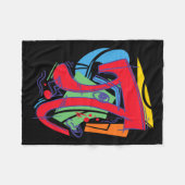 3.14 Ontwerp van de Wiskunde voor PI-dag Fleece Deken (Voorkant (Horizontaal))