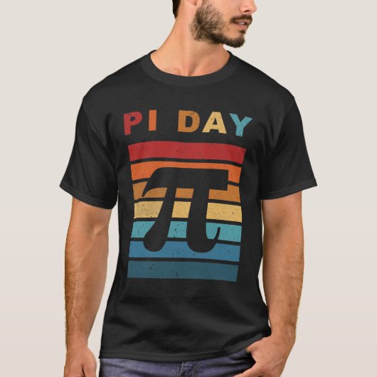3.14  Pi-dag met drukcabine T-shirt (Voorkant)