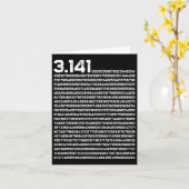 3.14 Pi-dag Wiskunde irrationeel nummer Pi Kaart (Gele Bloem)