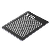 3.14 Pi-dag Wiskunde irrationeel nummer Pi Notitieboek (Linkerzijde)