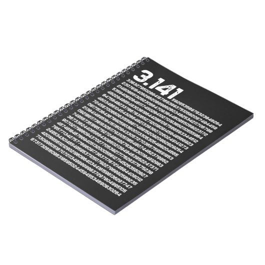 3.14 Pi-dag Wiskunde irrationeel nummer Pi Notitieboek (Linkerzijde)